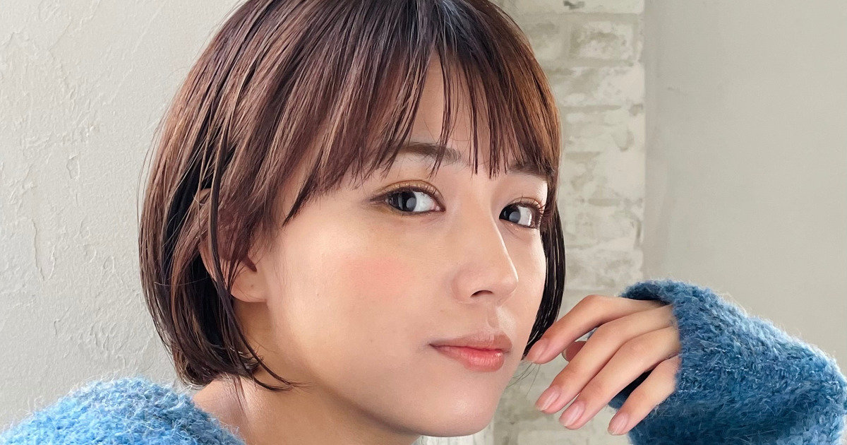 小顔見えショートヘア】丸みシルエット✕ツヤ感が大人可愛いマッシュ