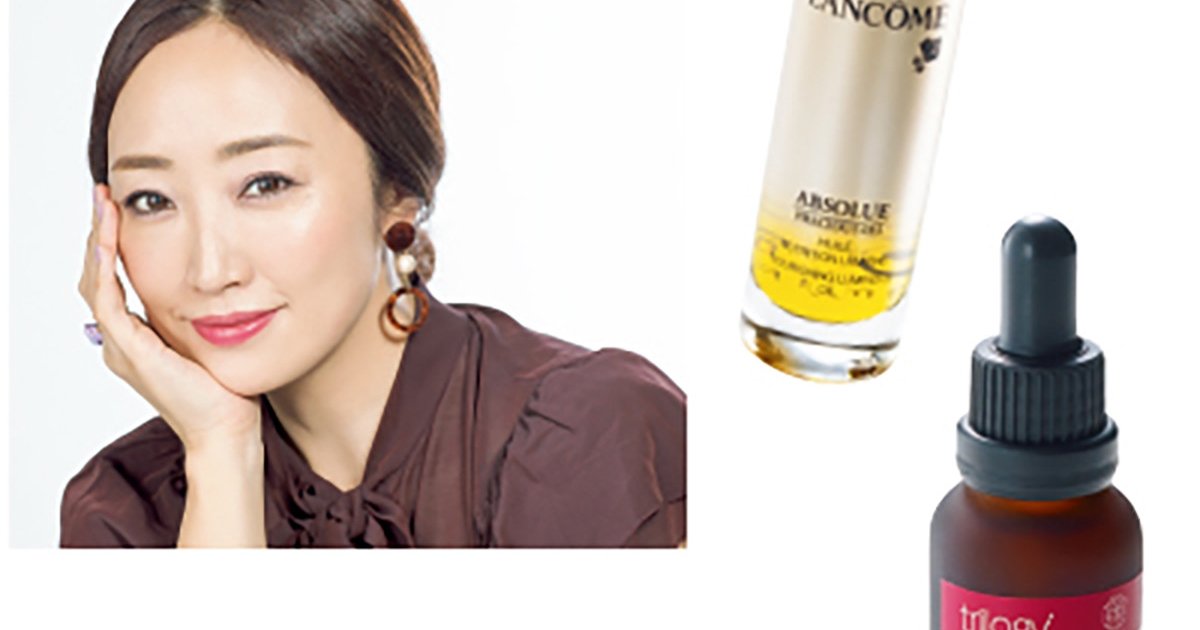 神崎恵さんが手放せない、肌がモチッとつやっとする愛用オイル