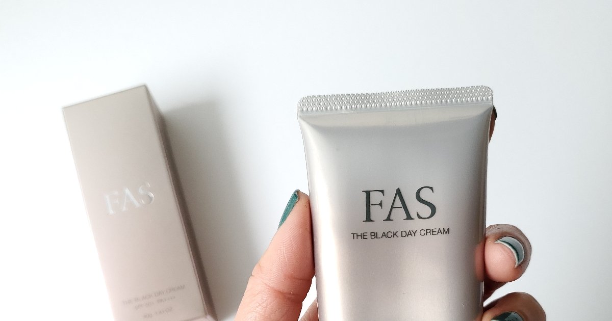 FASデビューにもおすすめ♡ファス ザ ブラック デイ クリーム
