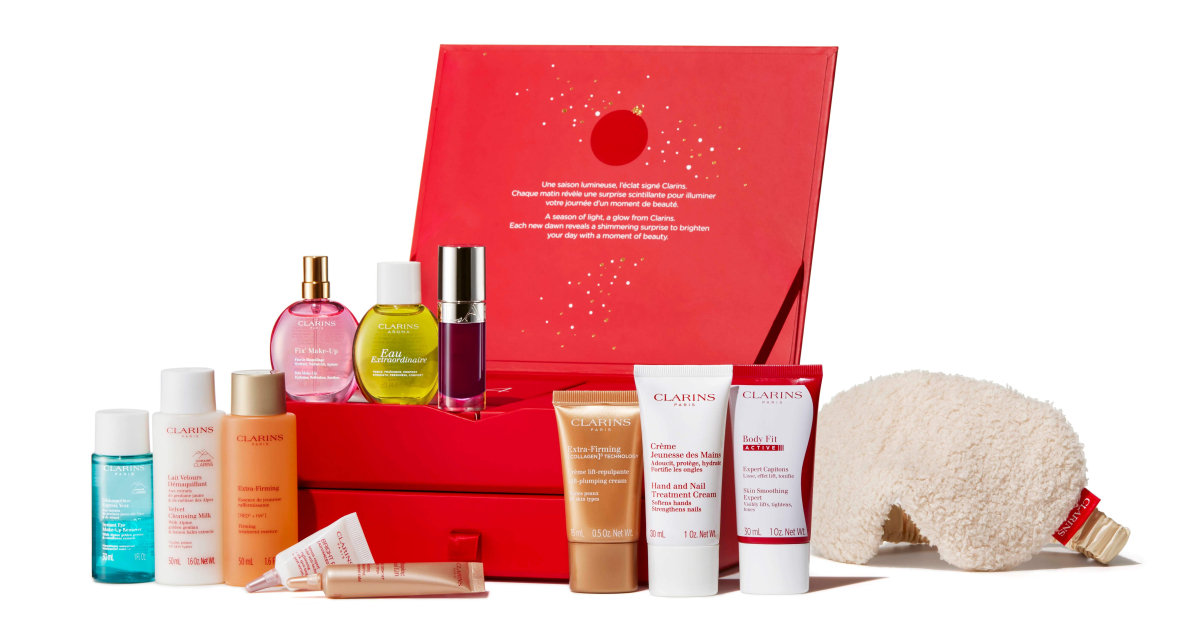 クラランスのアドベントカレンダーは名品12アイテムが勢揃い