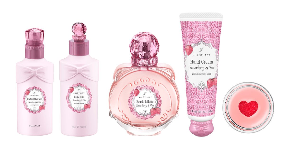 ジルスチュアートのストロベリー＆ティーの香りが限定復刻！高級感