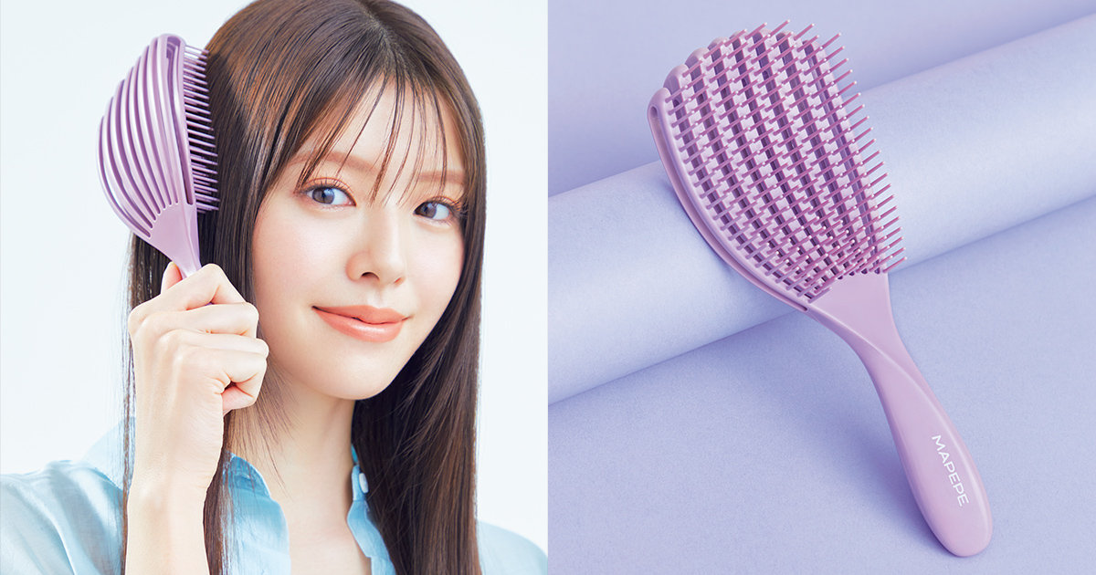 マペペ】MAPEPEのフィンガーフレックスブラシで頭皮も髪も時短ケア