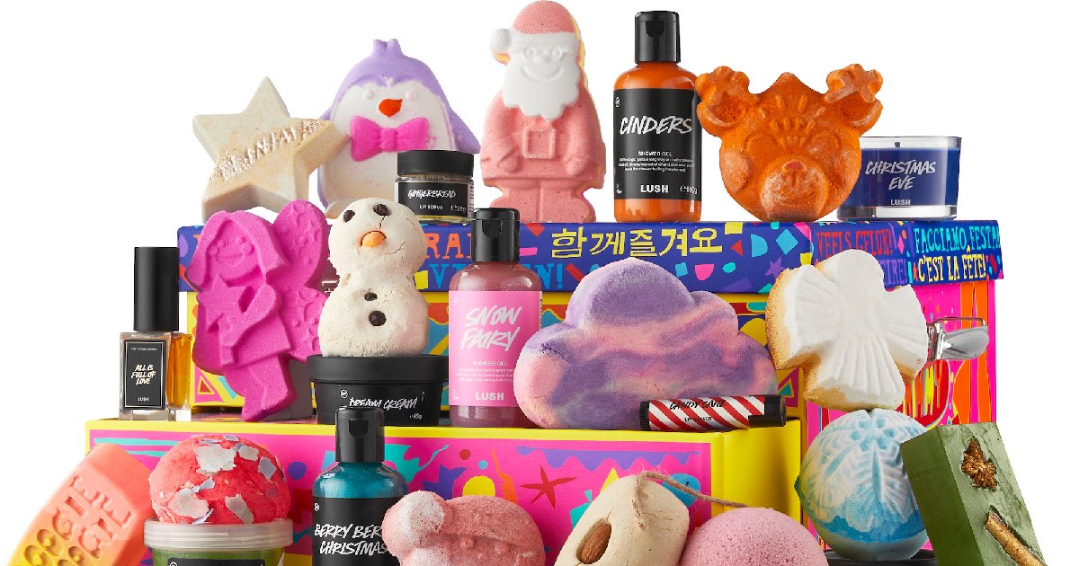 LUSHのアドベントカレンダーは、クリスマスのワクワクが詰まった目にも楽しいラインナップ！【クリスマスコフレ＆ホリデー限定品2023】 |  マキアオンライン(MAQUIA ONLINE)