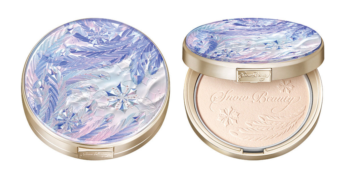 今年のコンパクトは「氷の羽」をイメージ スノービューティーの