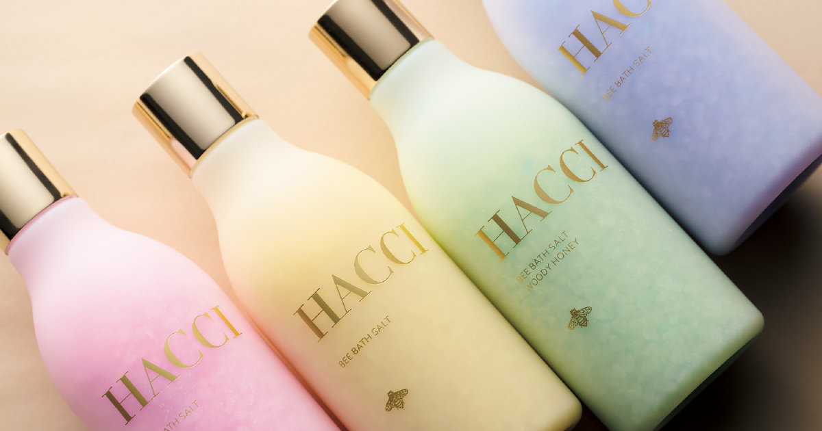 ギフトにおすすめ】極上のバスタイムを叶えるHACCI「BEE バスソルト