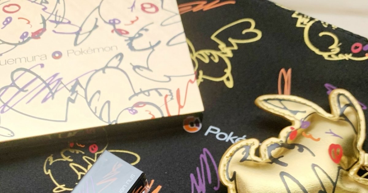 クリスマスコフレ2019】メイクレシピあり♡︎ピカチュウ萌えコスメ