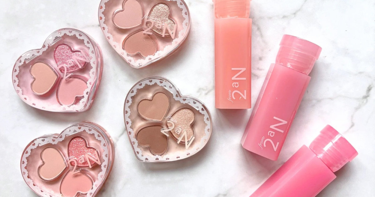 セブンイレブン限定】2aNのミニコスメ「ラブクローバーパレット