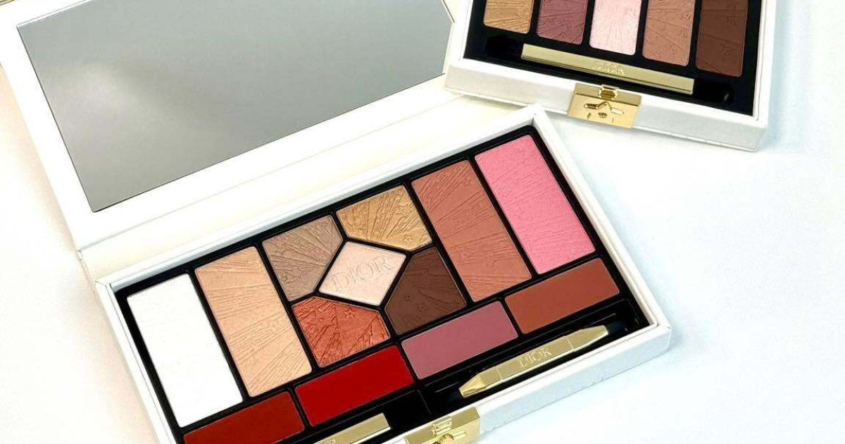 ディオールのホリデー限定パレット2種をスウォッチ！ 特別感