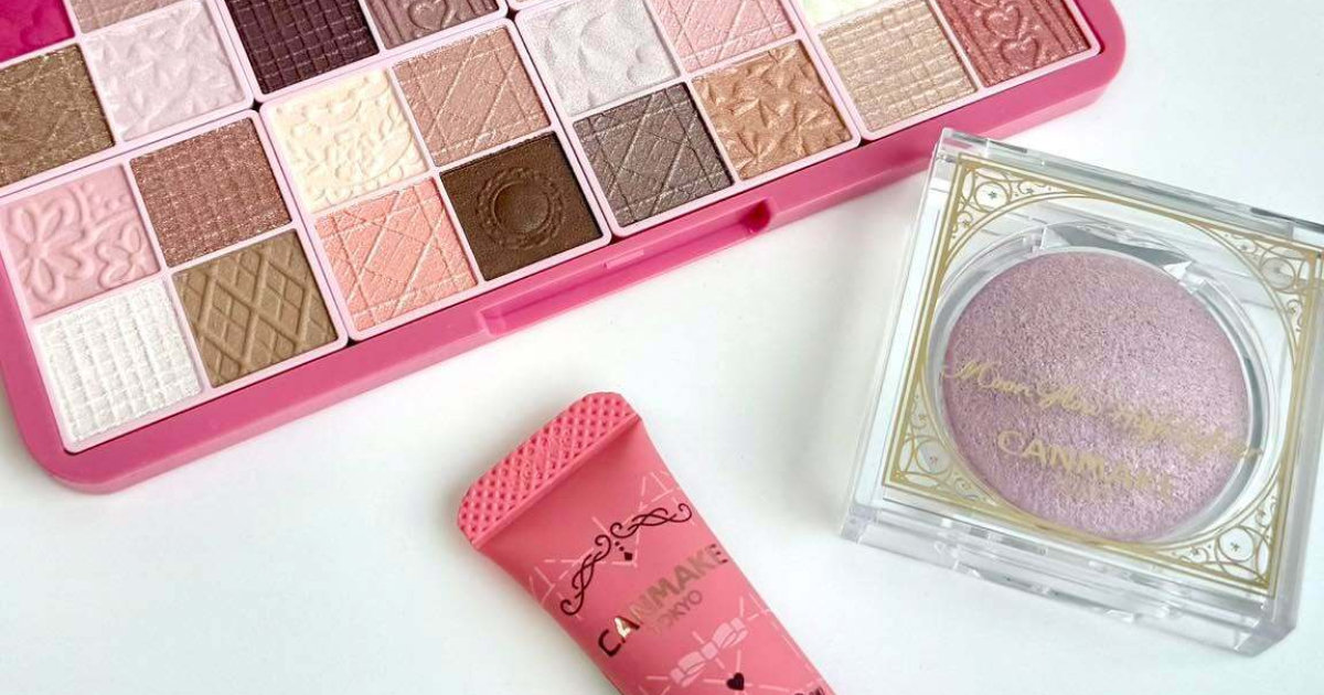 キャンメイクの40周年記念パレットをスウォッチ！ リップ美容液とハイ