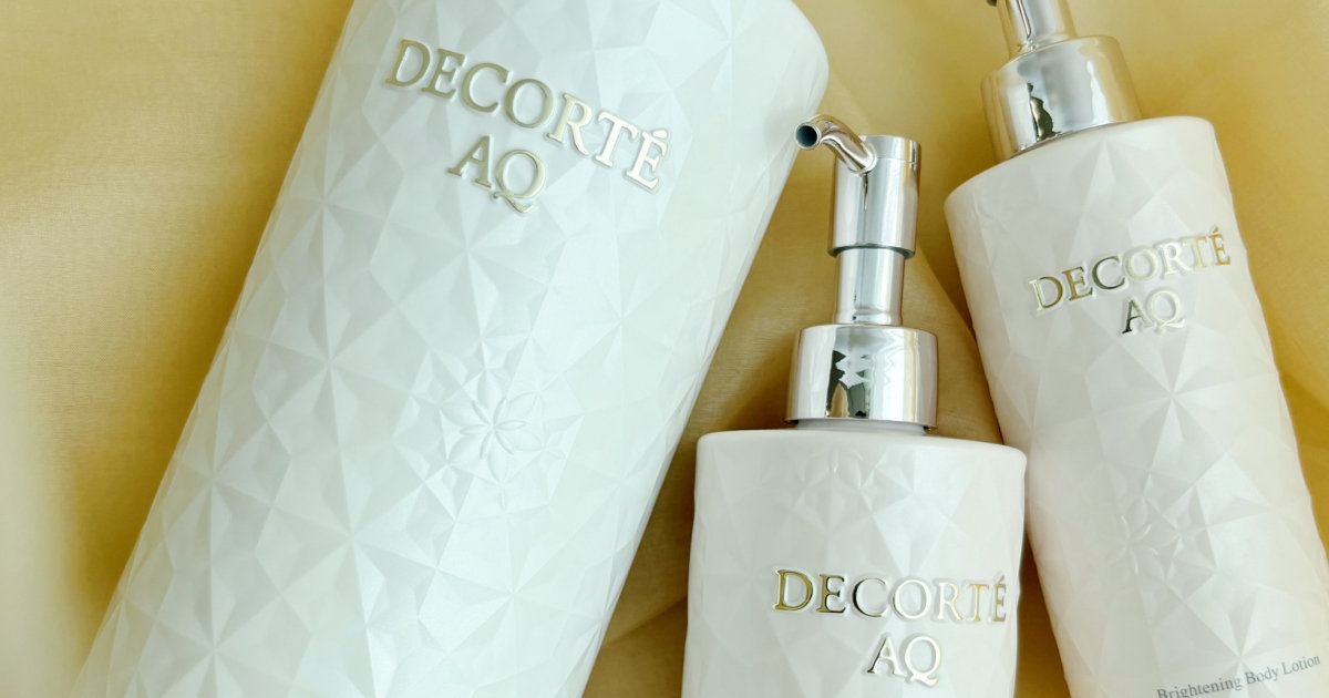 コスメデコルテ AQから美容液シャンプー登場！ ボディウォッシュ