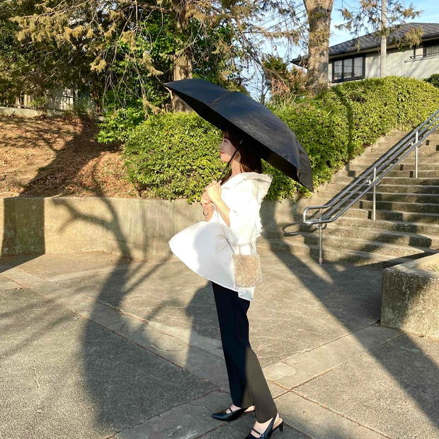 ニトリ 晴雨兼用自動開閉傘の使用感①