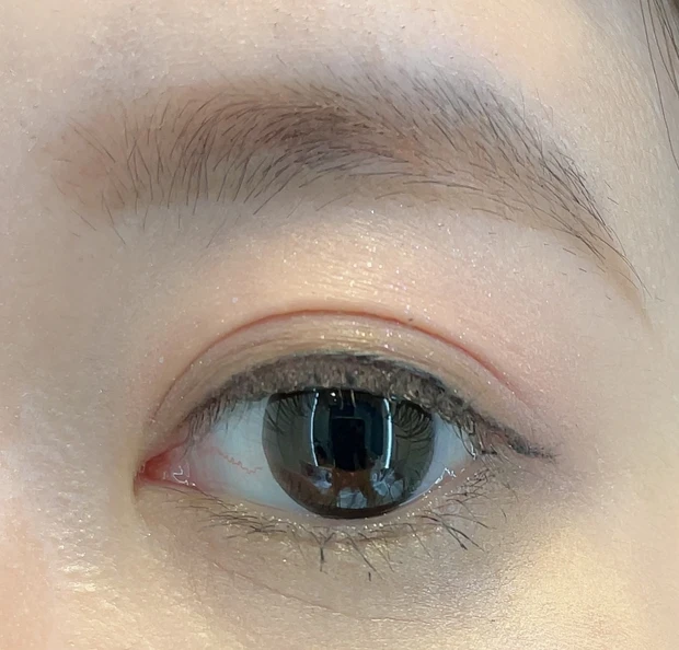 デイジークのアイシャドウでメイク