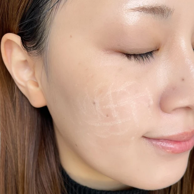 コスデコ ルースパウダー 00 仕上がり