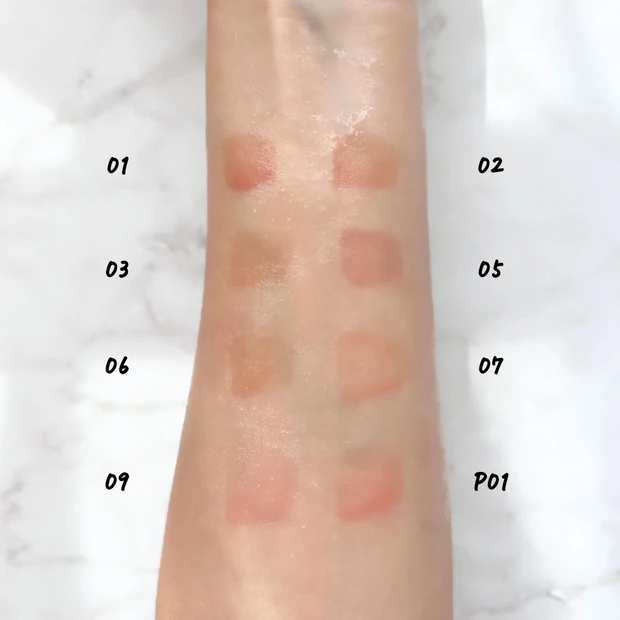 セザンヌのウォータリーティントリップの色持ち検証