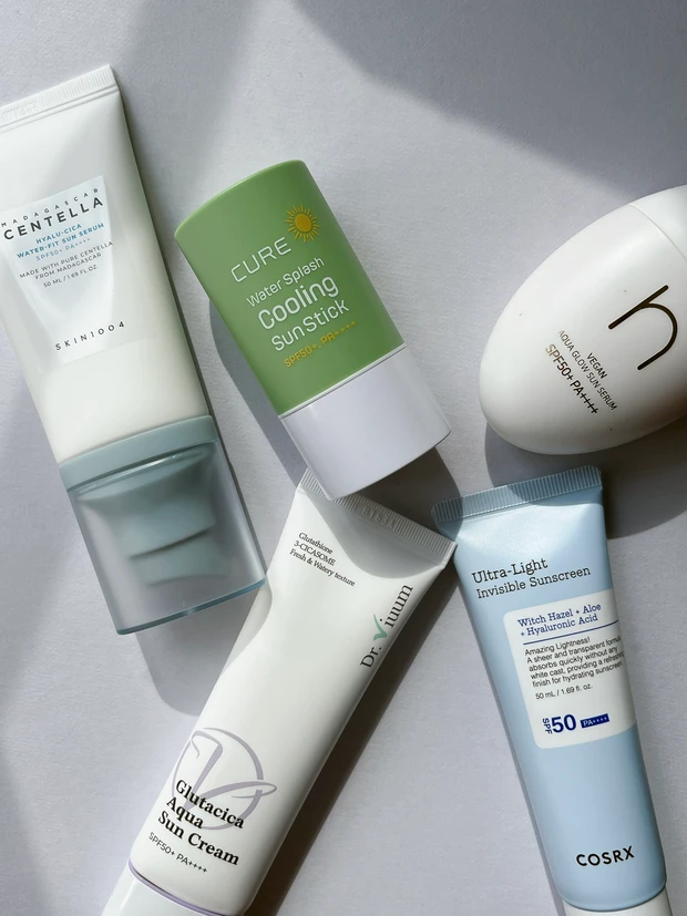 SKIN1004 ヒアルーシカサンセラム Dr.viuum グルタシカ・Aサンクリーム COSRX ウルトラライト透明UVクリーム hamel アクアグロウサンセラム Cure  ウォータースプラッシュクーリングサンスティック