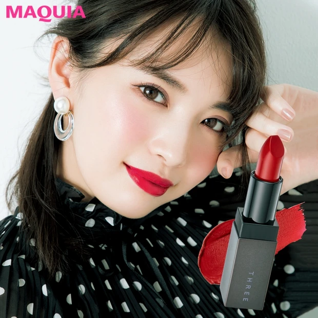 ブルベ肌さんと相性抜群！ 最強ベリーレッドリップで透明感を底上げ