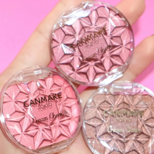 マキアブロガーakaneキャンメイククリームチークP01P02P03