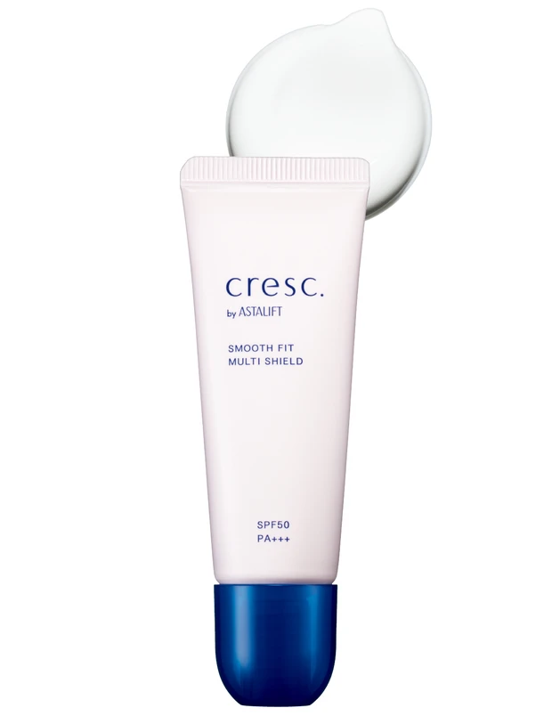 【おすすめ日焼け止め2024】クレスク by アスタリフト スムースフィット マルチシールド SPF50・PA+++ 30g ￥3300／富士フイルム