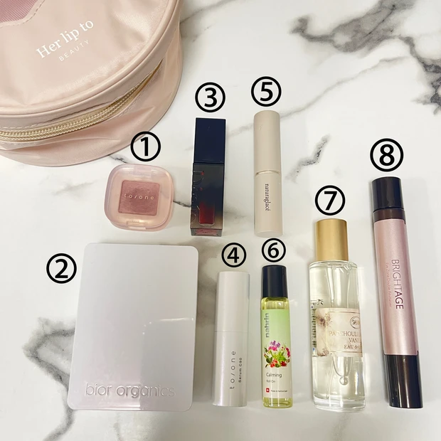 【MAQUIA9月号】小嶋陽菜さん監修のHer lip to BEAUTYまんまるバニティポーチに一軍コスメを収納してみた💄Lilyが選ぶ注目記事もご紹介します♡_1_2