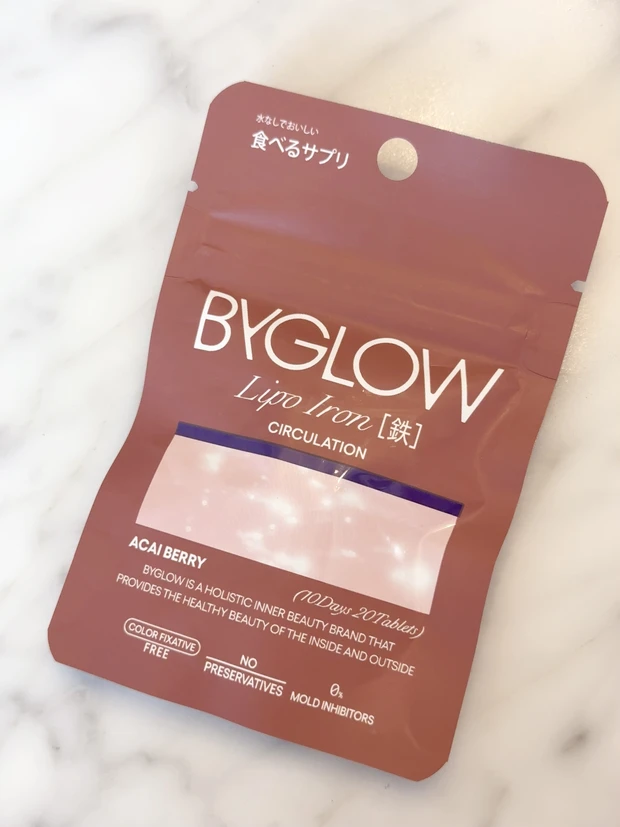 By GLOW／リポアイロン サークルショット タブレット