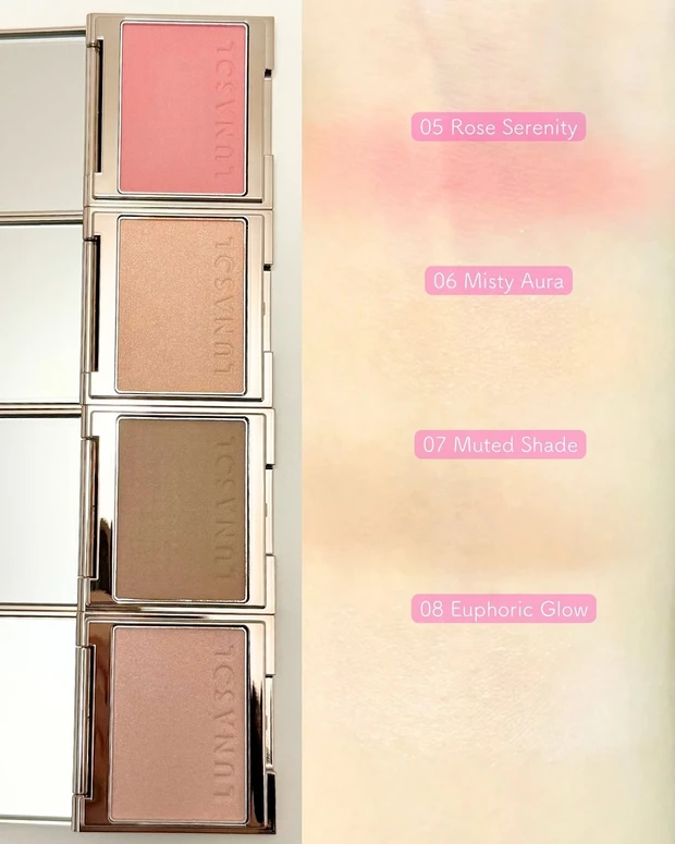 ルナソル カラーリングブリーズ 05～08 スウォッチ