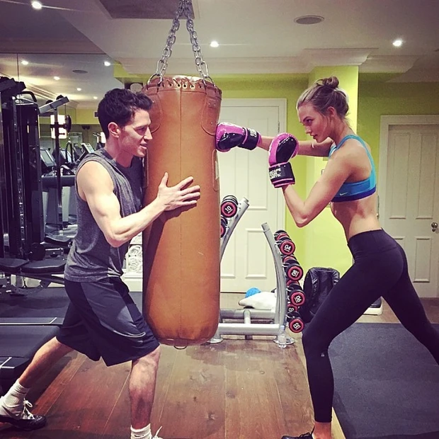 ストレス発散！格闘系「ボクササイズ」にLOVE❤︎ な旬モデルの練習風景…