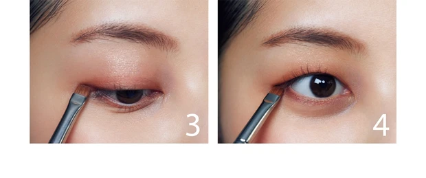 丸目の一重メイクのやり方２