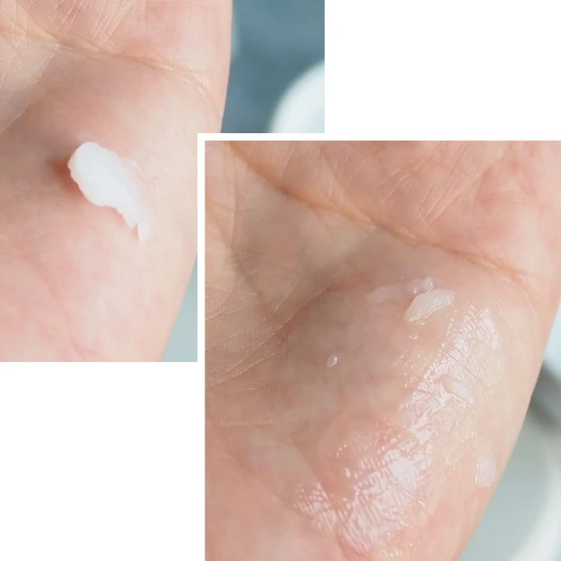 「iniks センシティブ シールドバリア オイルクリーム N」のテクスチャー