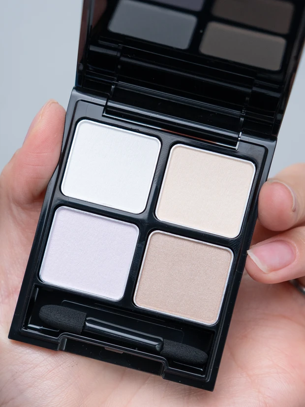 【KATE ザ アイカラー】で小顔メイク｜単色アイシャドウで作る立体感パレットの組み合わせ_2