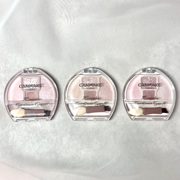 CANMAKE キャンメイク プランぷくコーデアイズ 新色既存色比較レビュー