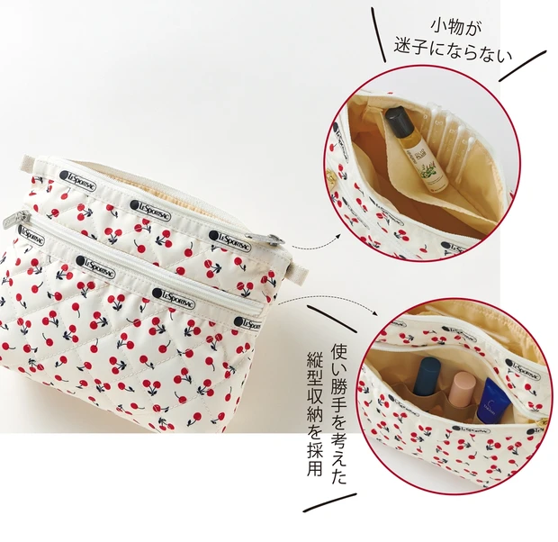 ポーチ ￥6600／レスポートサック（4月発売予定）