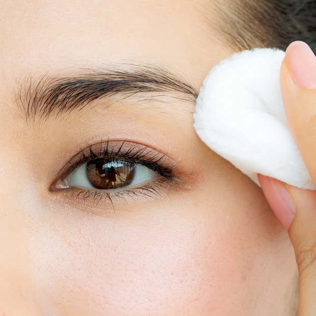 ルースパウダーで皮脂止め