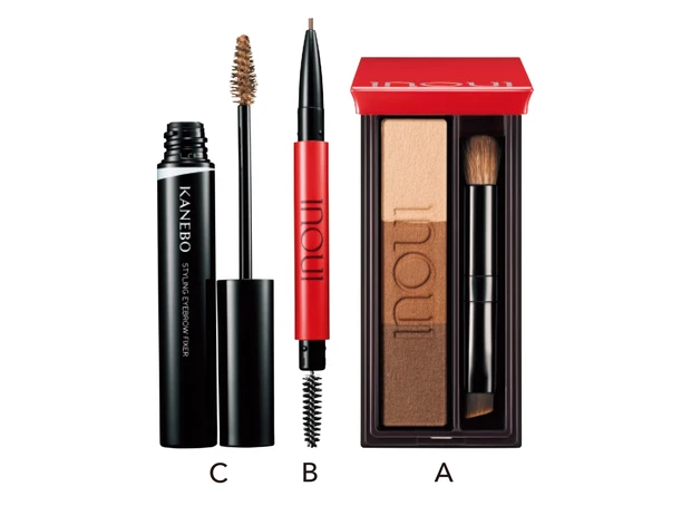 【アイブロウ】やや太め＆短めの柔和なラウンド眉に