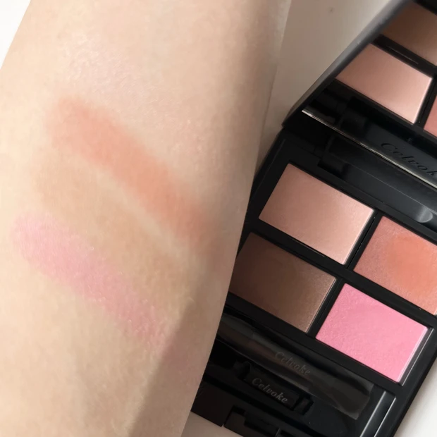 ２パターンのメイクしました！春コスメ♡【Celvoke】ヴァティック アイパレット07＜2023 S/S Makeup Collection＞メインカラーは細かいラメのシアーなピンク！_3_2