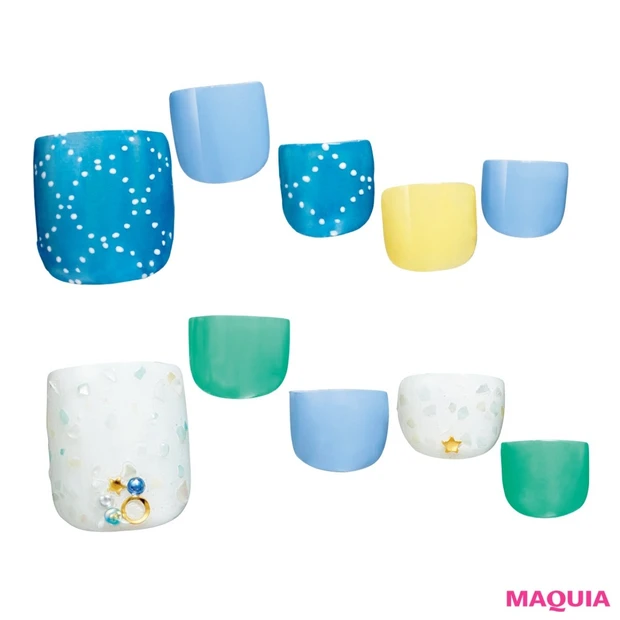 "サンダル映え”確実！初夏のムードにピッタリのシトラスカラーネイル