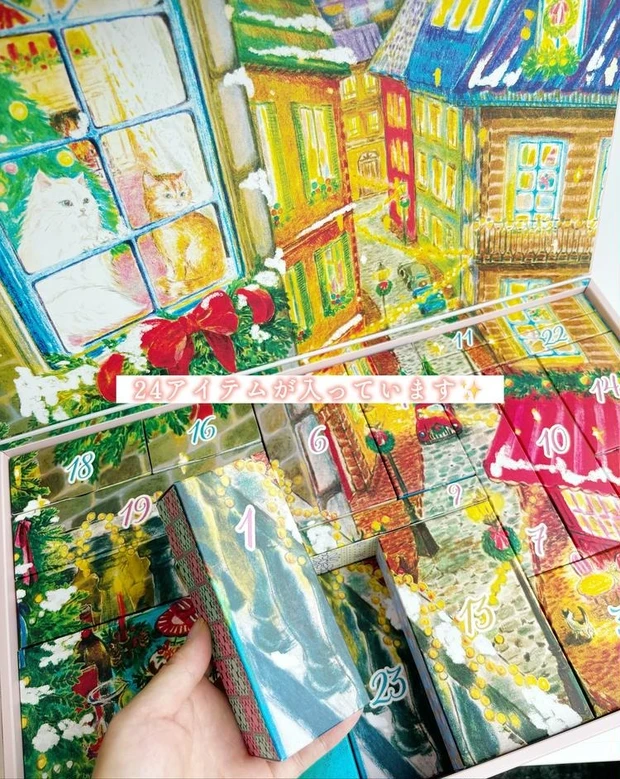 どこに何が入っているのかは開けてからのお楽しみ