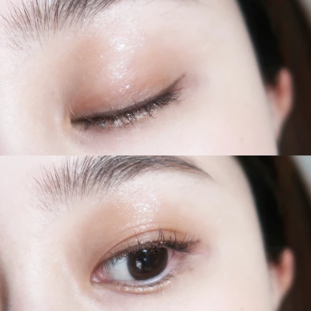 【コンサートや夏のデートにオススメ】1500円以内で手に入る⁉︎崩れ知らずのfujikoシェイクシャドウで上品な"大人のキラキラ輝くラメメイク"_4