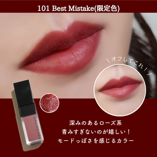 アディクション ADDICTION クリスマスコフレ 落ちないリップ マスクメイク