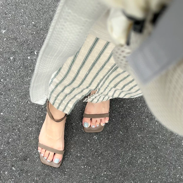 今年最後の夏色フットネイル＊プティールカラージェル_5