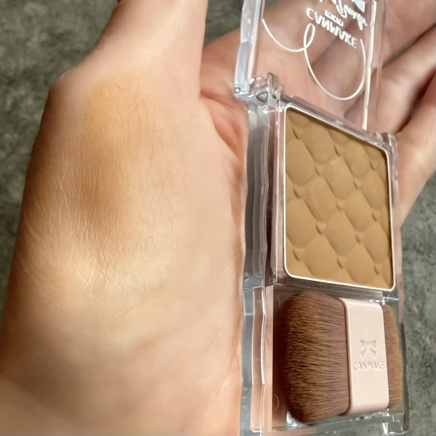 キャンメイク シェーディングパウダー 01 スウォッチ OVER40 プチプラ大人名品