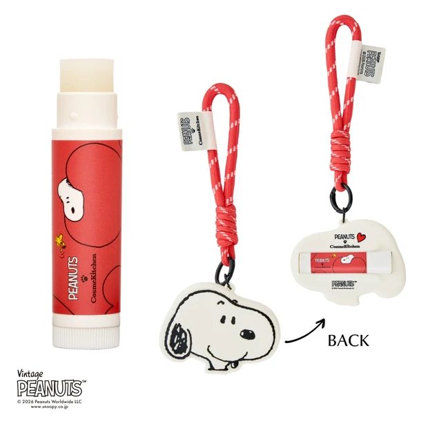 コスメキッチン スヌーピー リップクリーム チャーム コラボ