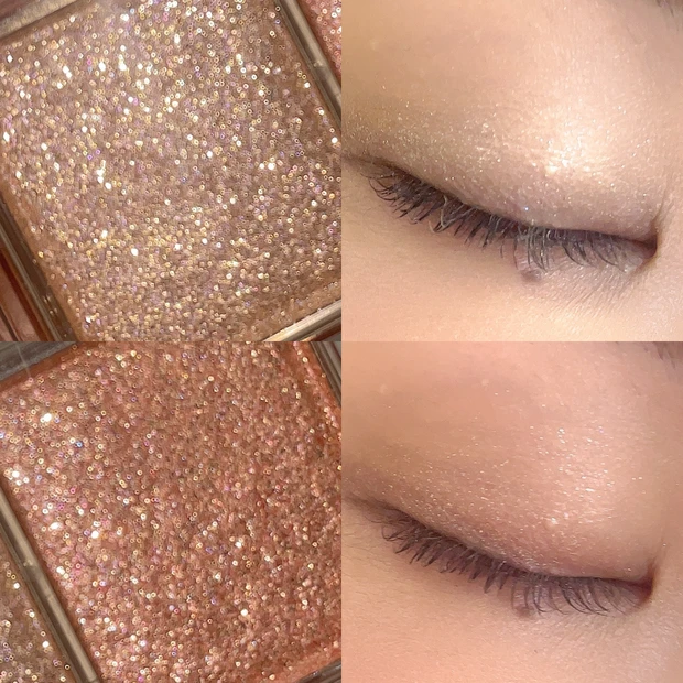 キャンメイク ラメマニア 小田切ヒロ アイシャドウ スウォッチ