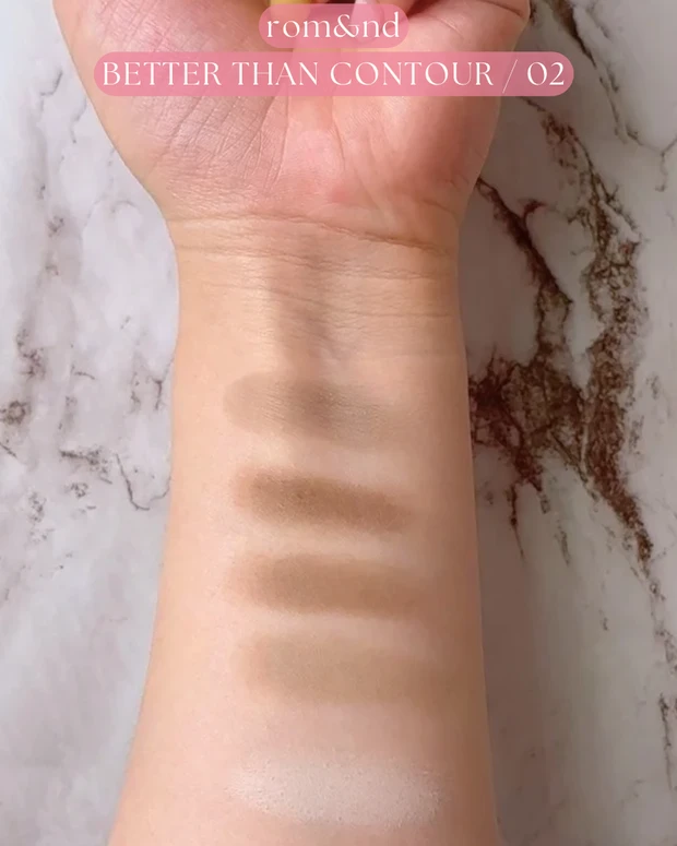 Qoo10メガ割 メガ割 rom&nd ベターザンコントゥア02のパレット ロムアンド ブルべ冬 クリアウィンター