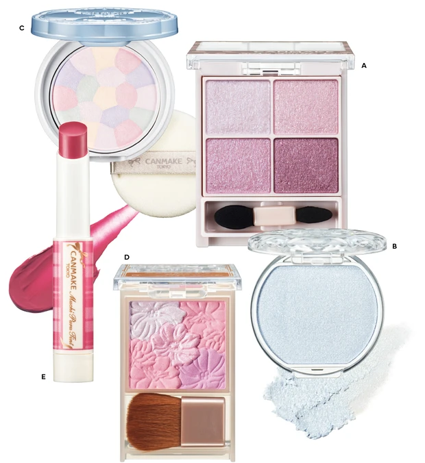 キャンメイク　メイク使用アイテム