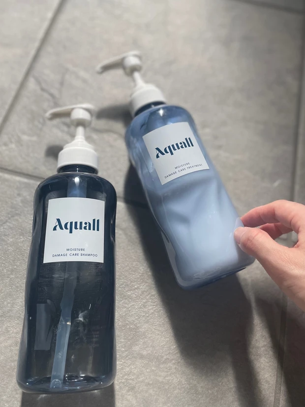 aquall モイスチャーダメージケア　シャンプー＆トリートメントトリートメント