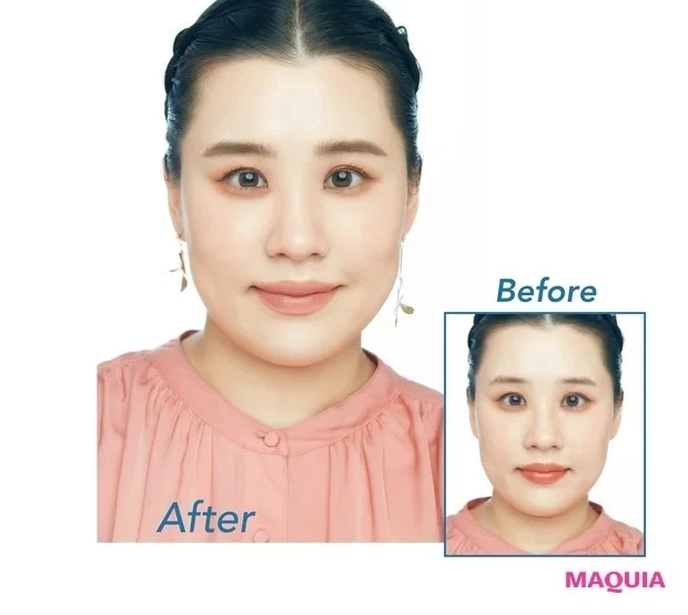 【トレンドの眉メイク③】「アーチ眉」の仕上がり