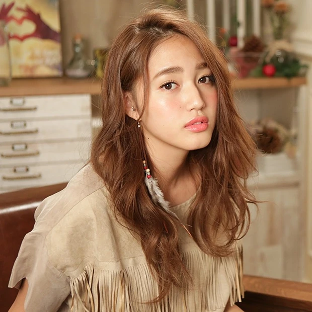 梨花風！ ヌケ感ある女っぽい大人ロングはシアーブラウンで柔らかに♡