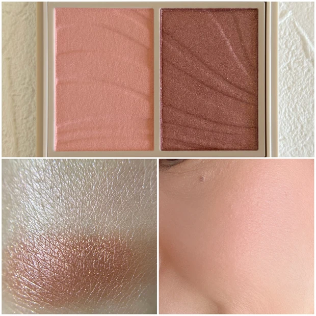 レイヤード フルリ チーク RD-7 イエベのスウォッチ 口コミ