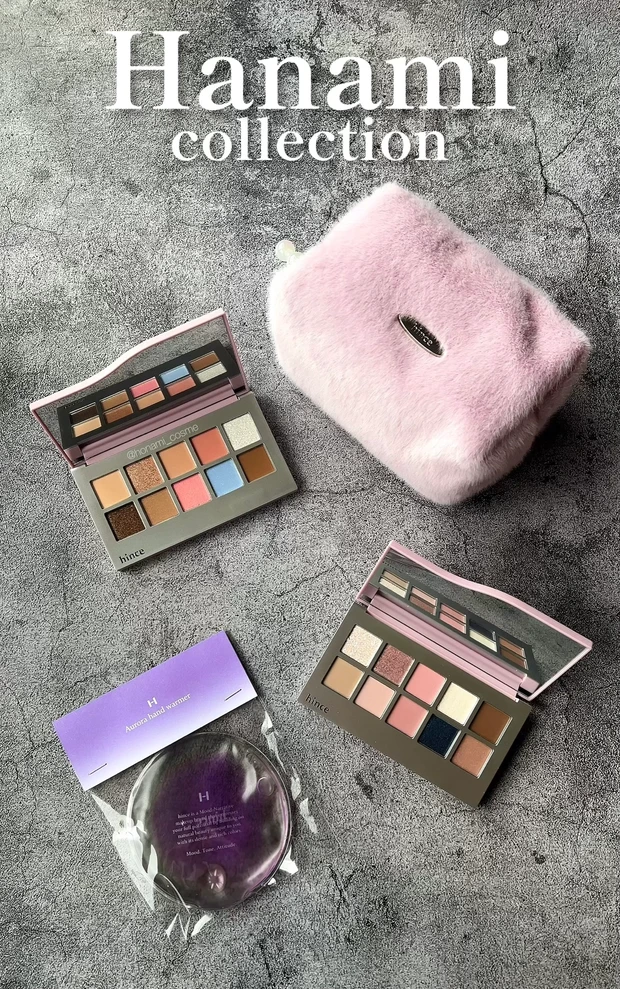 hince　ヒンス　ニューデップスアイシャドウ　インモーション　インフロウ　お花見パレット　花見コレクション