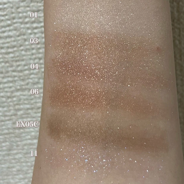 モノアイカラーレーション 比較スウォッチ